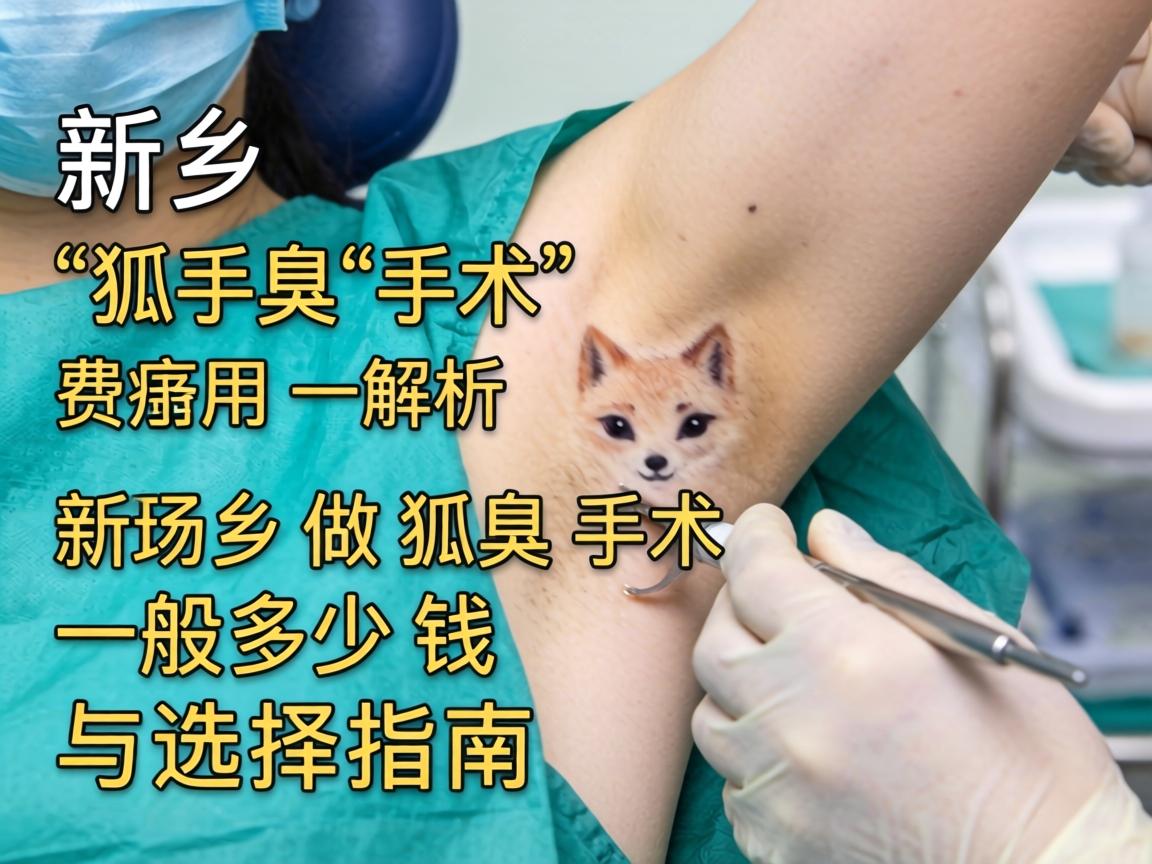 新乡狐臭手术费用解析,新乡做狐臭手术一般多少钱与选择指南 新乡狐臭手术费用解析,新乡做狐臭手术一般多少钱与选择指南
