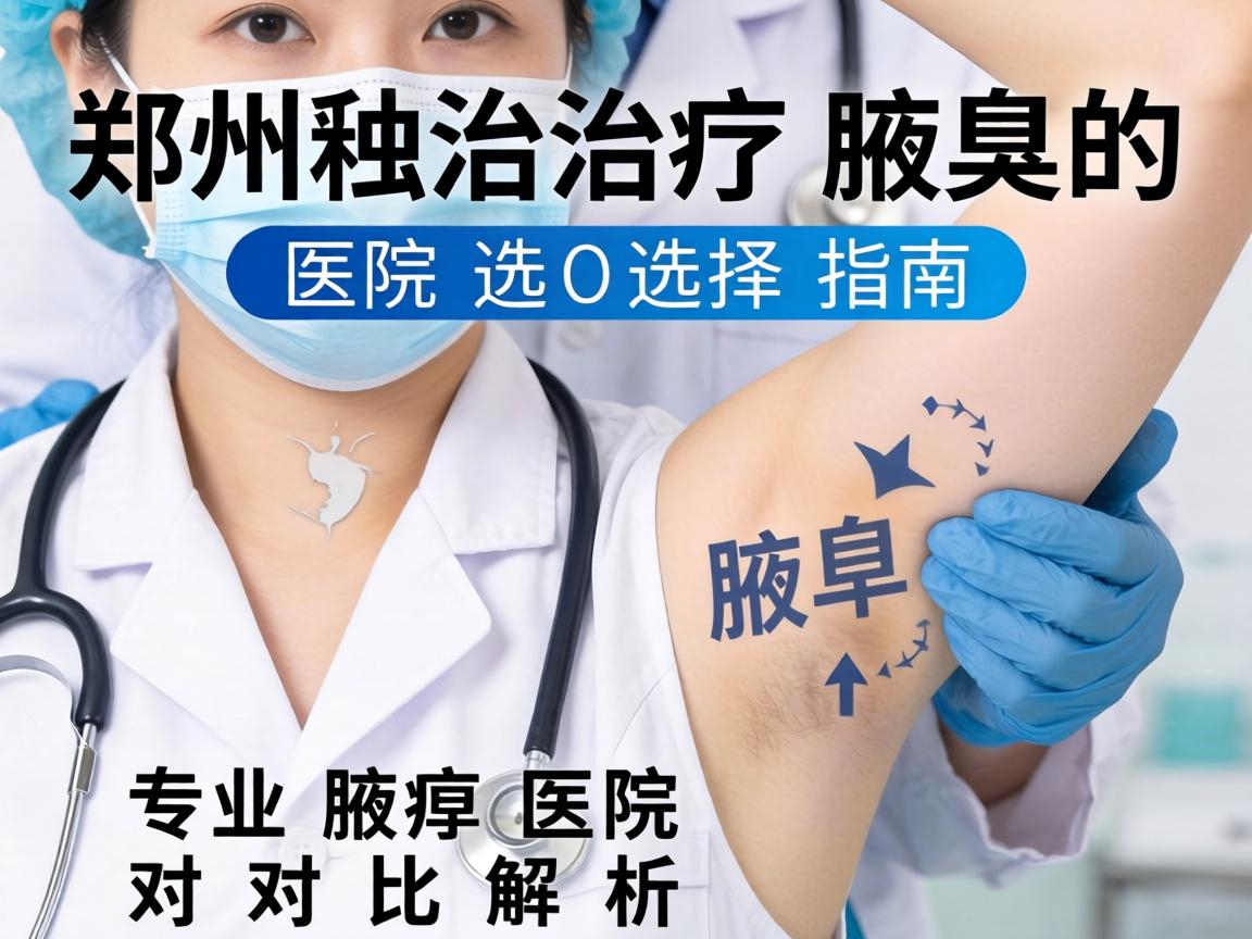 郑州治疗腋臭的医院选择指南,专业腋臭医院对比解析 郑州治疗腋臭的医院选择指南,专业腋臭医院对比解析