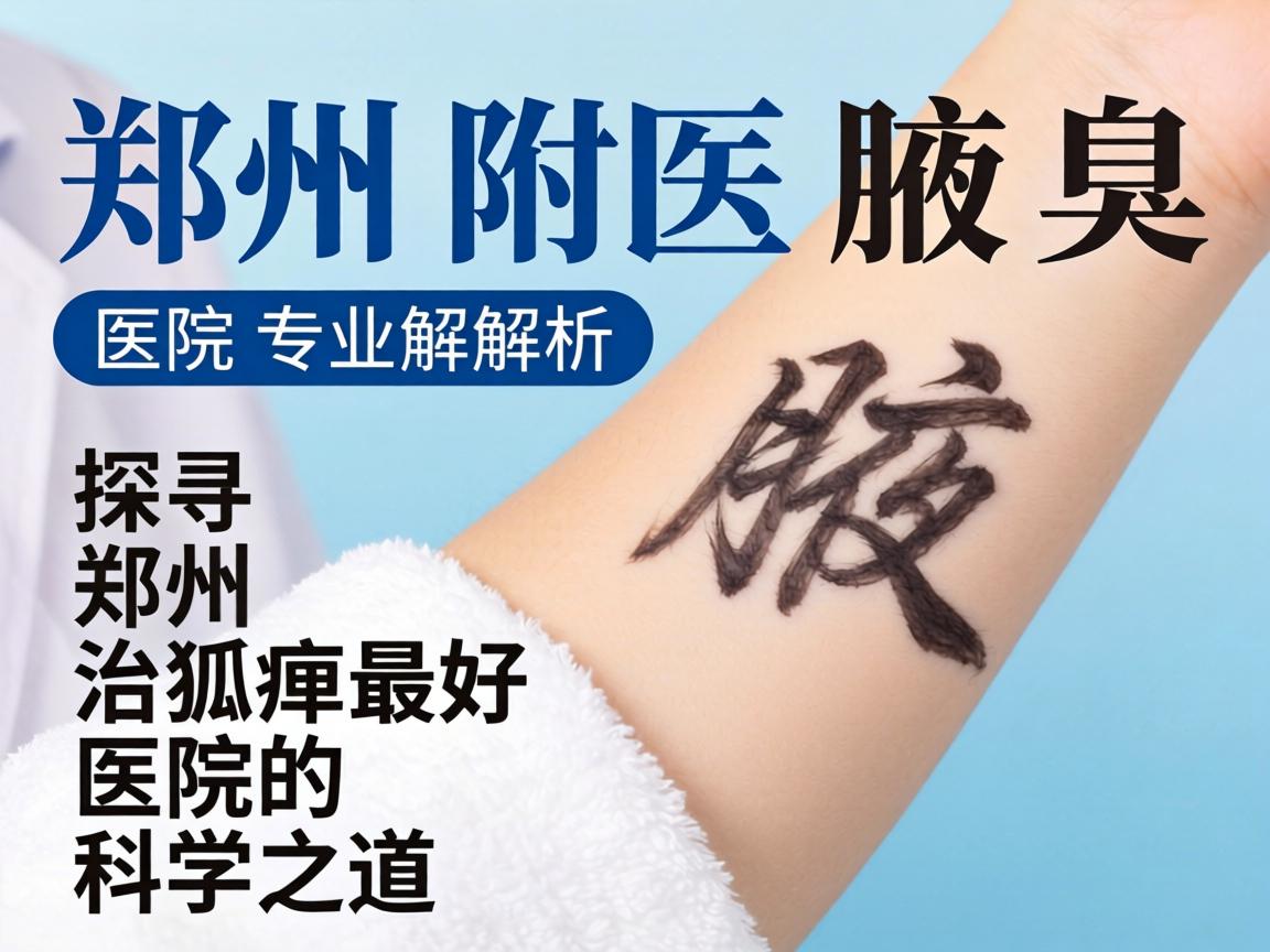郑州附医腋臭医院专业解析，探寻郑州治狐臭最好医院的科学之道