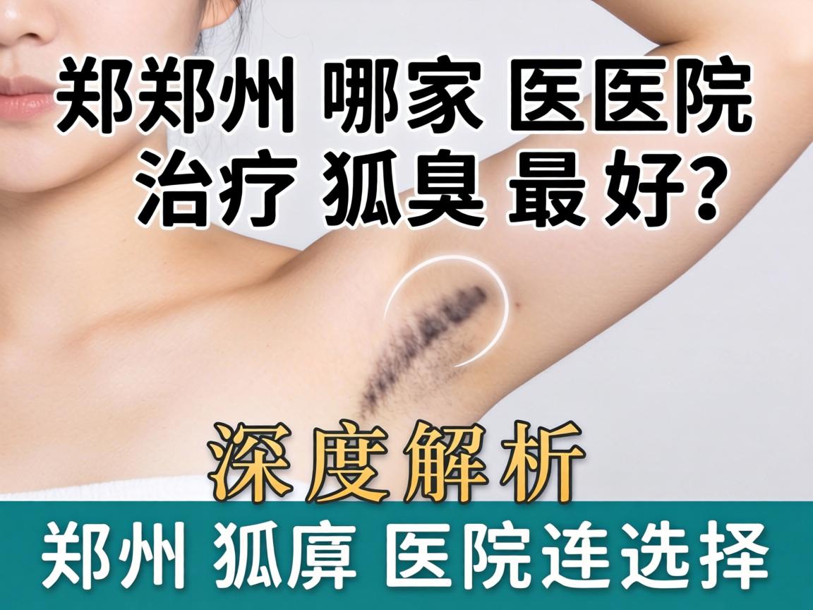 郑州哪家医院治疗狐臭最好？深度解析郑州狐臭医院选择