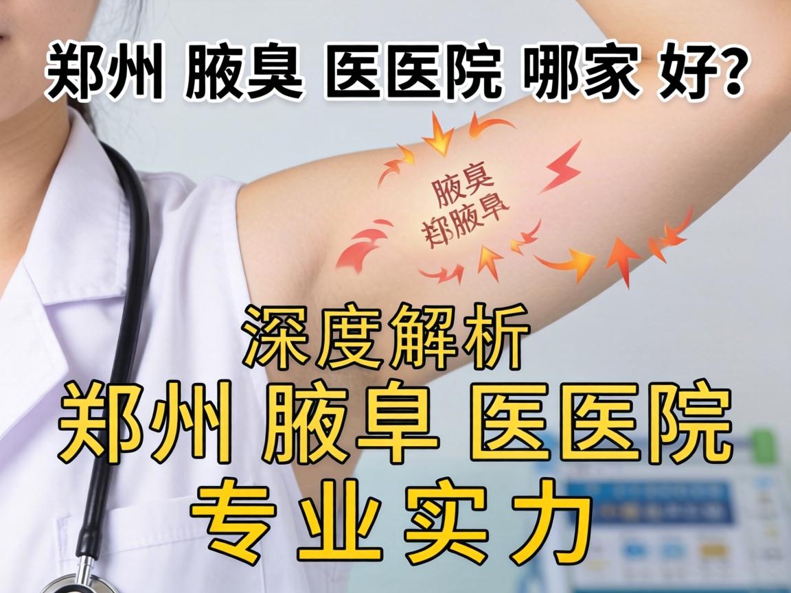 郑州腋臭医院哪家好？深度解析郑州腋臭医院专业实力