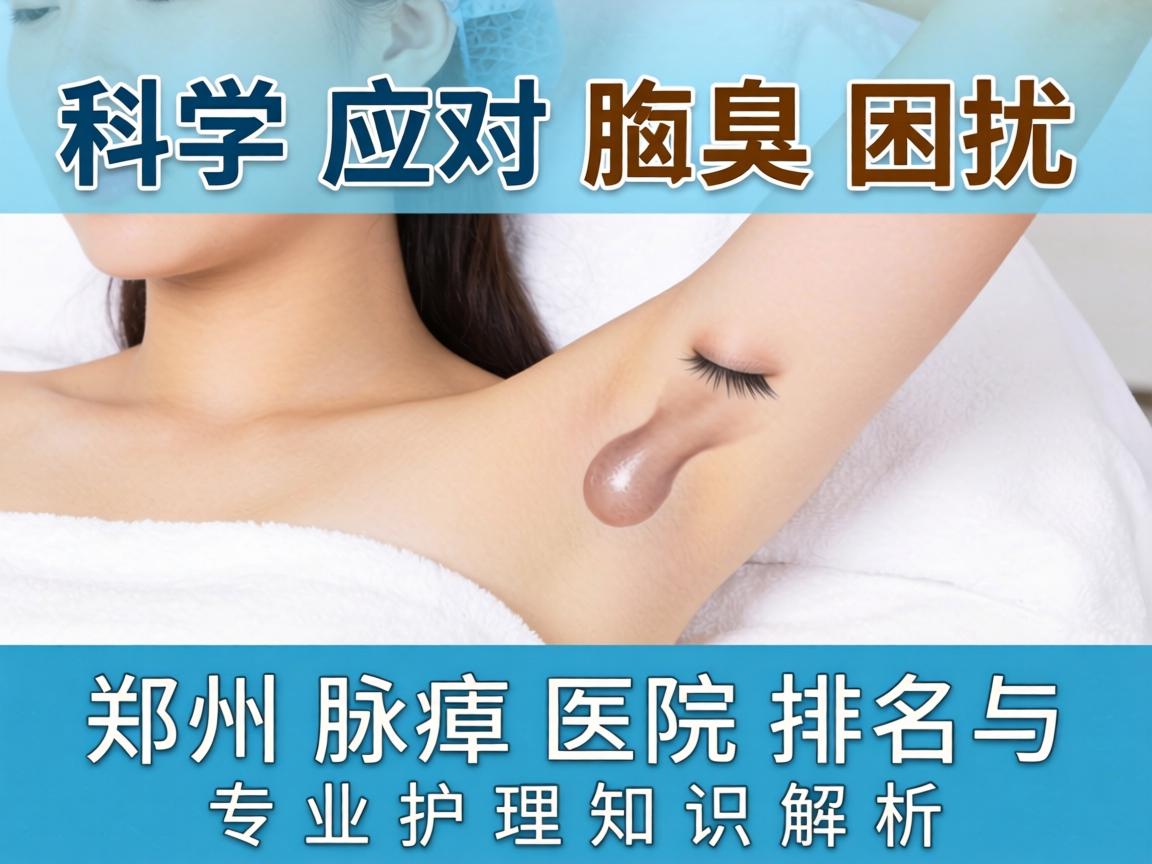 科学应对腋臭困扰，郑州腋臭医院排名与专业护理知识解析