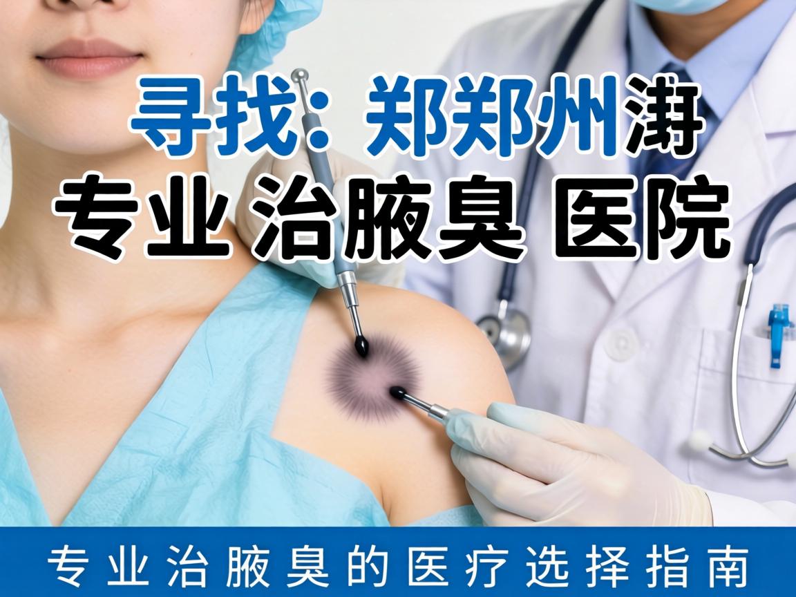 寻找郑州专业治腋臭医院，专业治腋臭的医疗选择指南