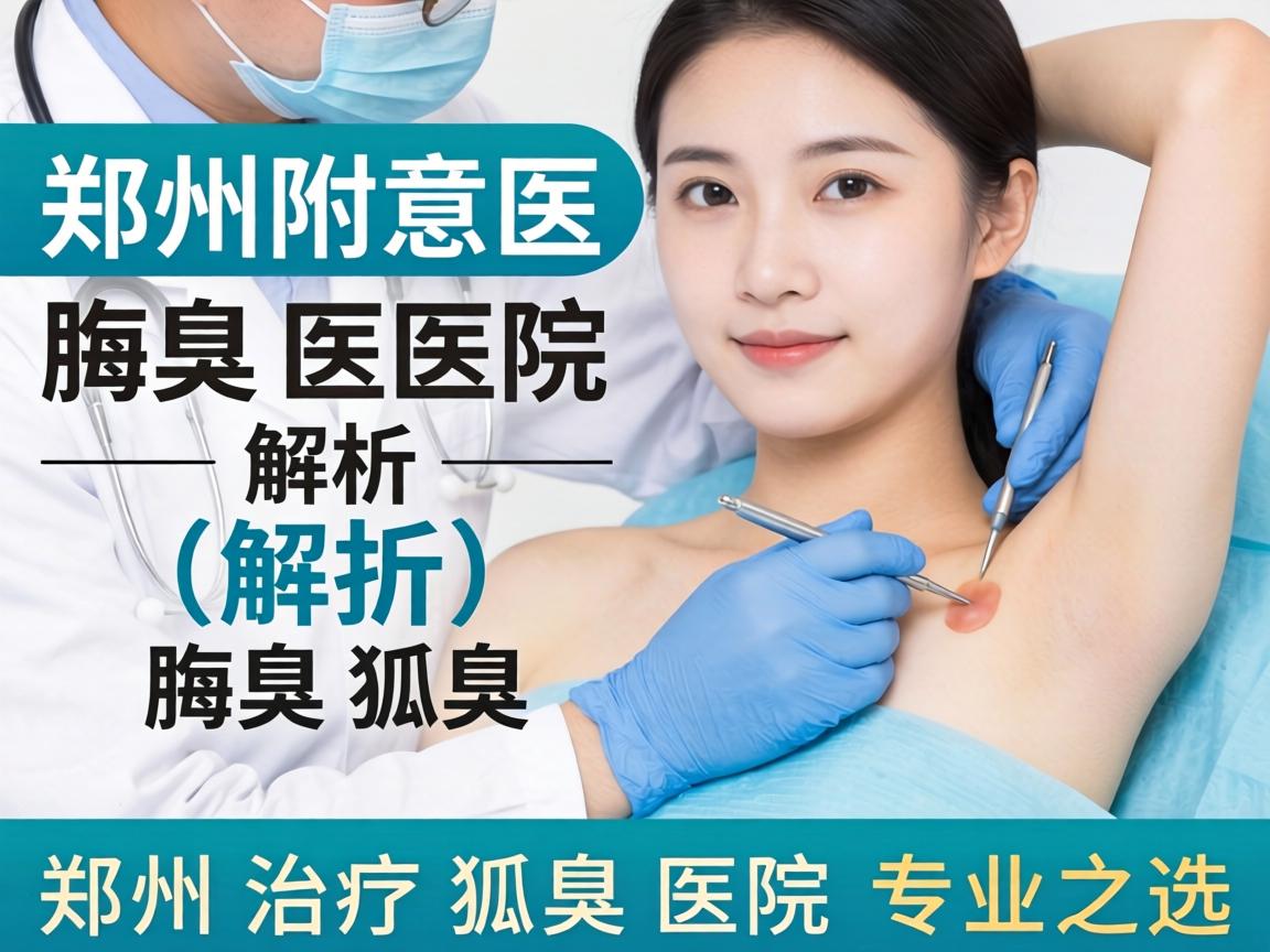 郑州附医腋臭医院解析，郑州治疗狐臭医院的专业之选