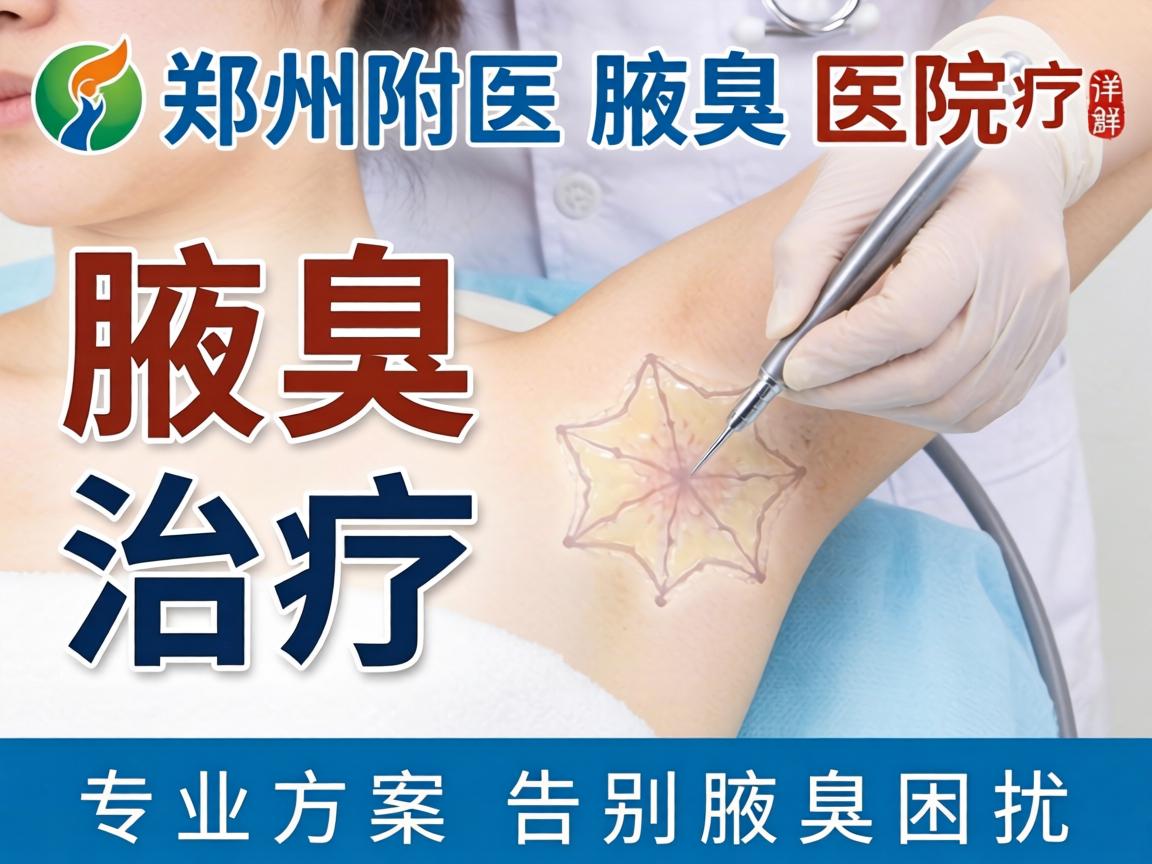 郑州附医腋臭医院详解腋臭治疗，专业方案告别腋臭困扰