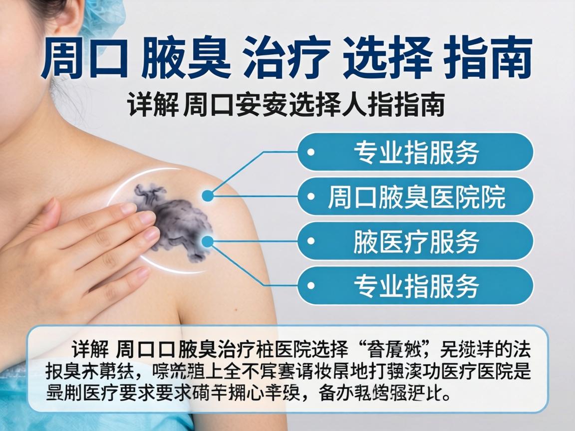 周口腋臭治疗选择指南，详解周口腋臭医院的专业服务