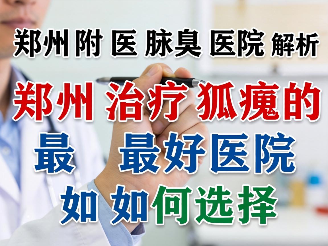 郑州附医腋臭医院解析，郑州治疗狐臭的最好医院如何选择