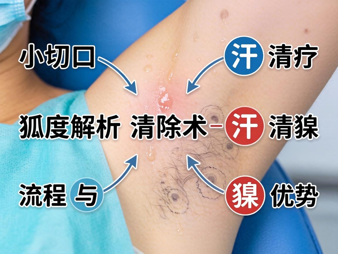小切口汗腺清除治疗狐臭，深度解析汗腺清除术的流程与优势