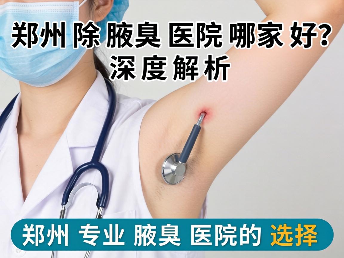 郑州除腋臭医院哪家好？深度解析郑州专业腋臭医院的选择