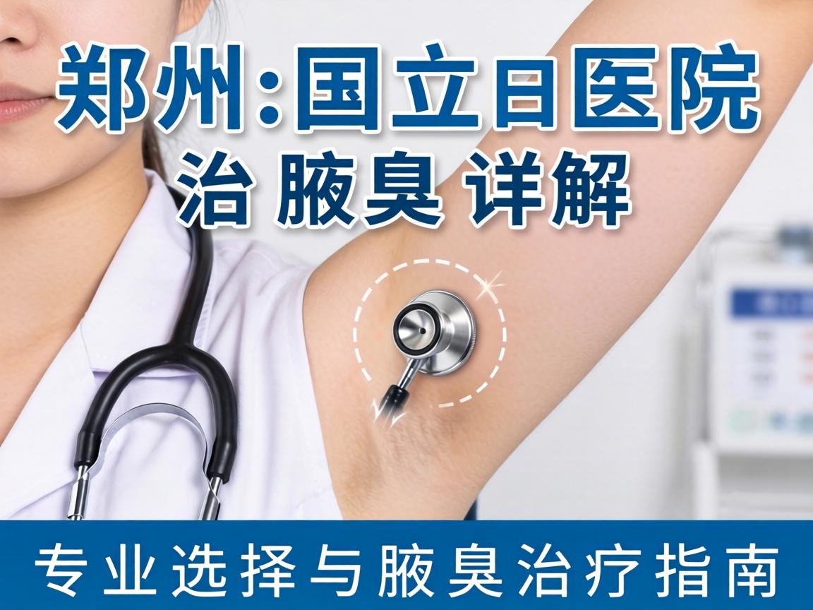 郑州国立医院治腋臭详解，专业选择与腋臭治疗指南