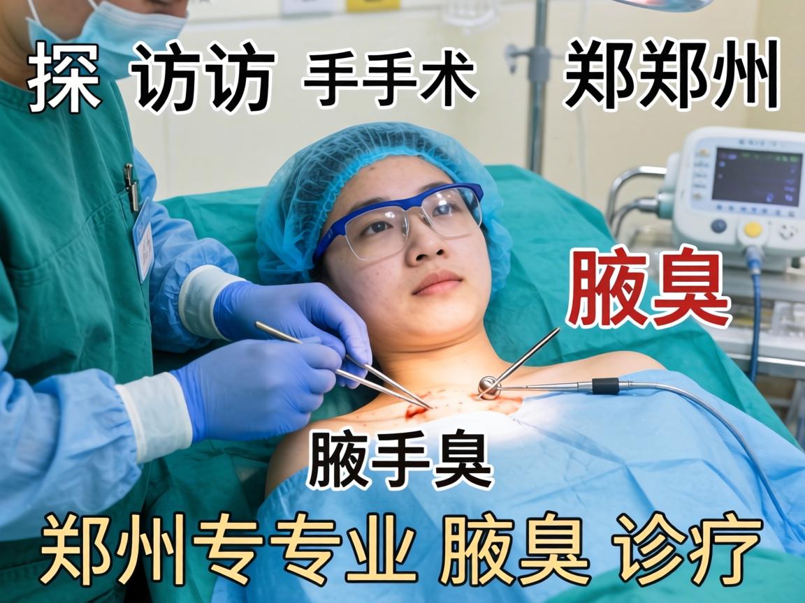 探访郑州腋臭手术医院，详解郑州专业腋臭诊疗