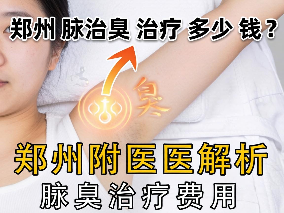 郑州腋臭治疗多少钱？郑州附医解析腋臭治疗费用