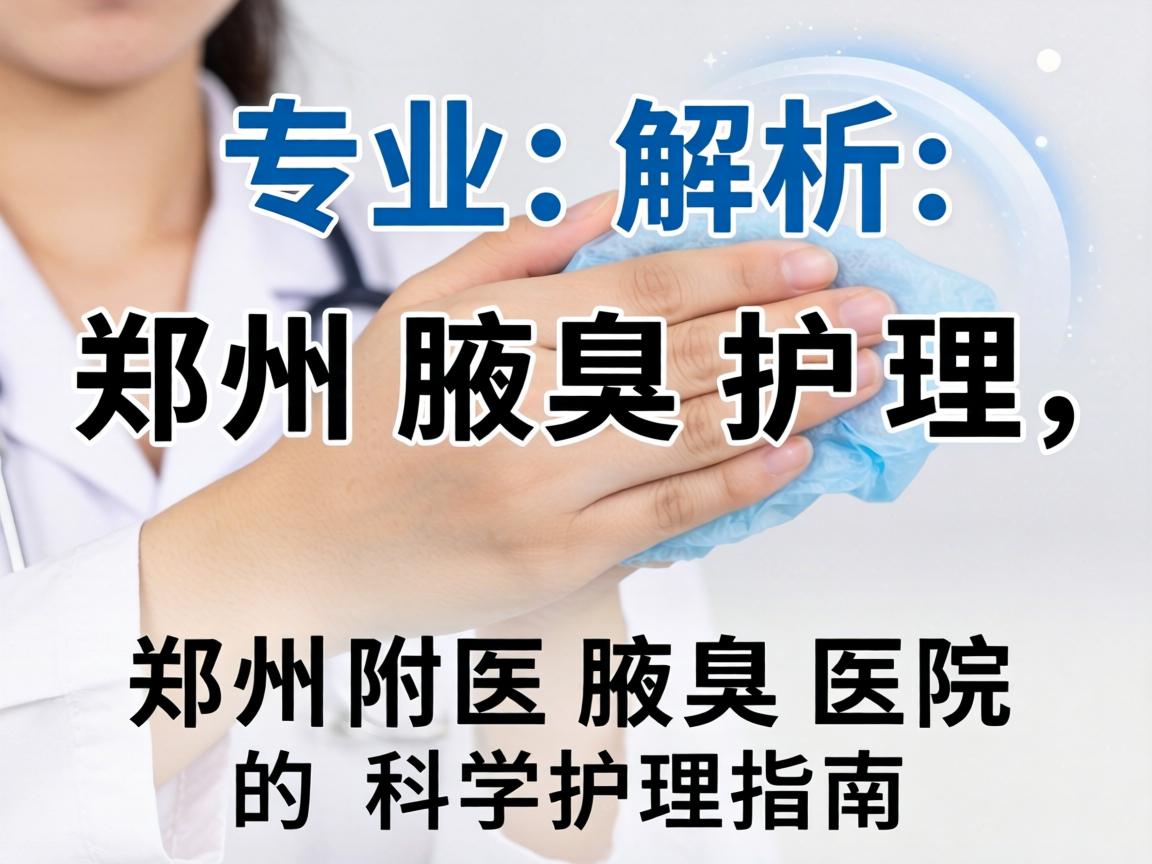 专业解析郑州腋臭护理，郑州附医腋臭医院的科学护理指南