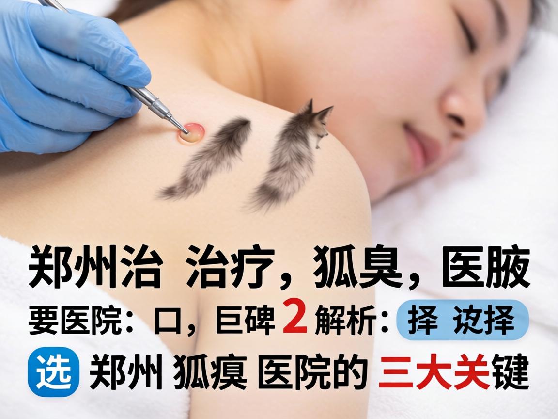 郑州治疗狐臭医院口碑解析，选择郑州狐臭医院的三大关键