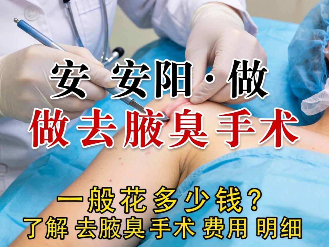 安阳做去腋臭手术一般花多少钱?了解去腋臭手术费用明细 安阳做去腋臭手术一般花多少钱?了解去腋臭手术费用明细