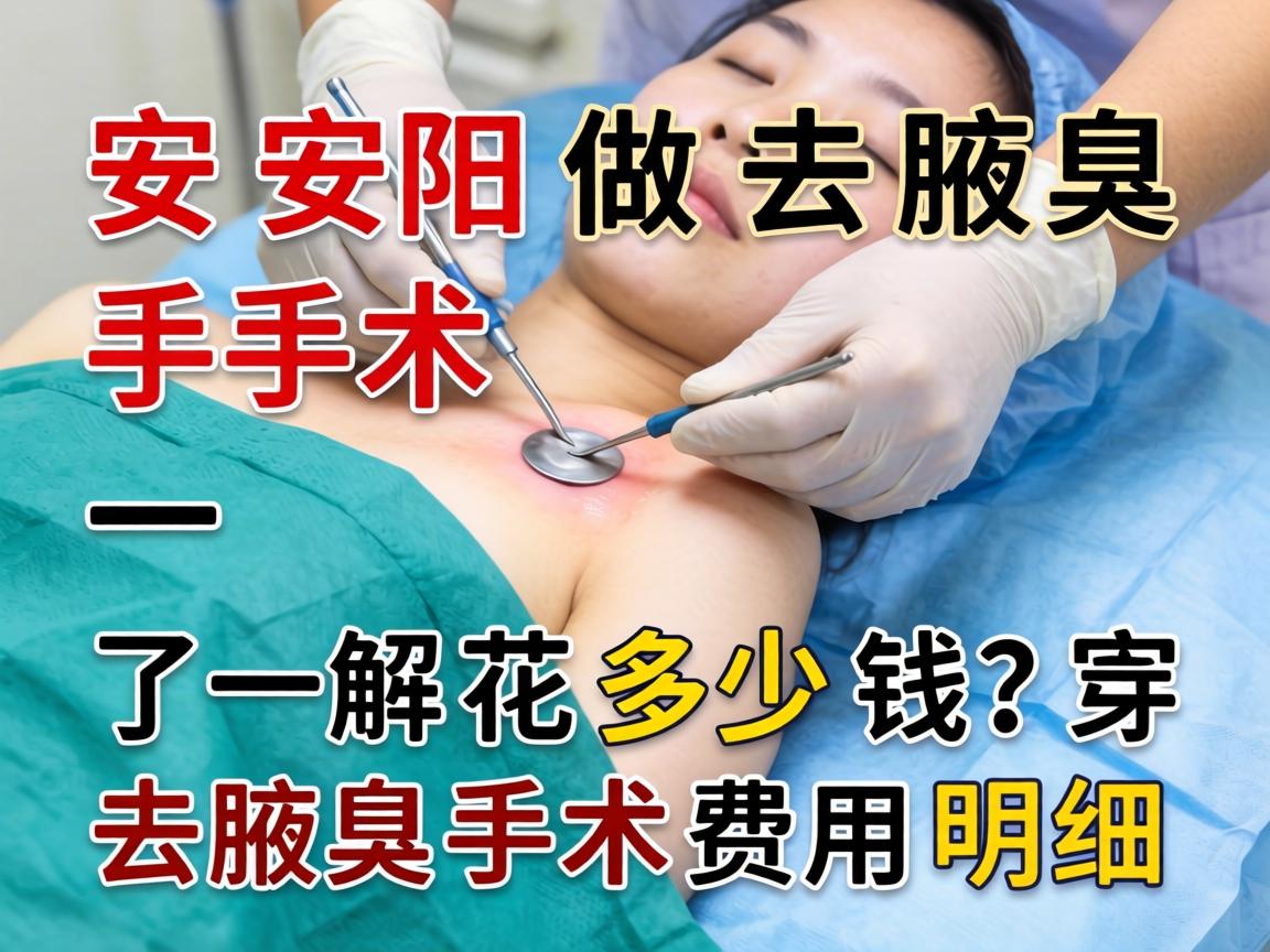 安阳做去腋臭手术一般花多少钱?了解去腋臭手术费用明细 安阳做去腋臭手术一般花多少钱?了解去腋臭手术费用明细