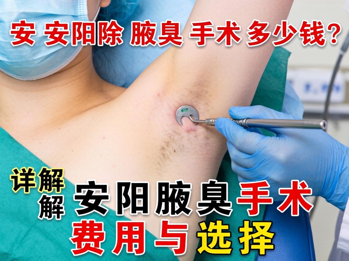 安阳除腋臭手术多少钱？详解安阳腋臭手术费用与选择