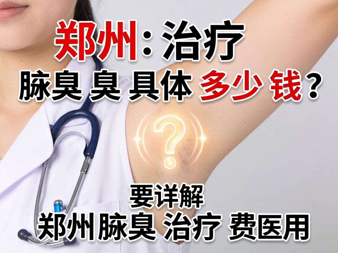 郑州治疗腋臭具体多少钱？详解郑州腋臭治疗费用