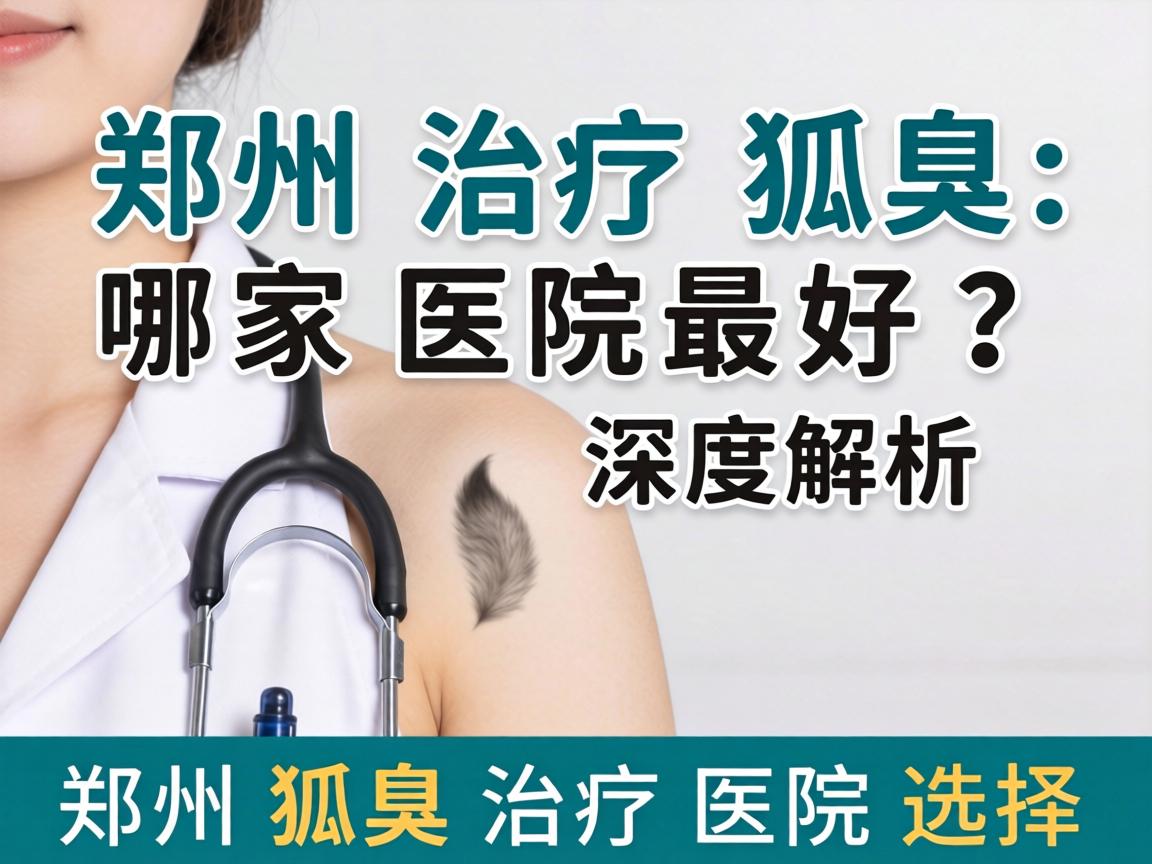 郑州治疗狐臭哪家医院最好？深度解析郑州狐臭治疗医院选择