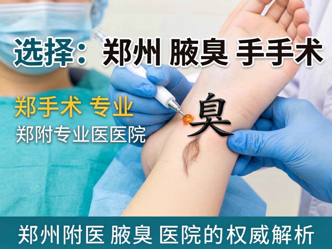 选择郑州腋臭手术专业医院，郑州附医腋臭医院的权威解析