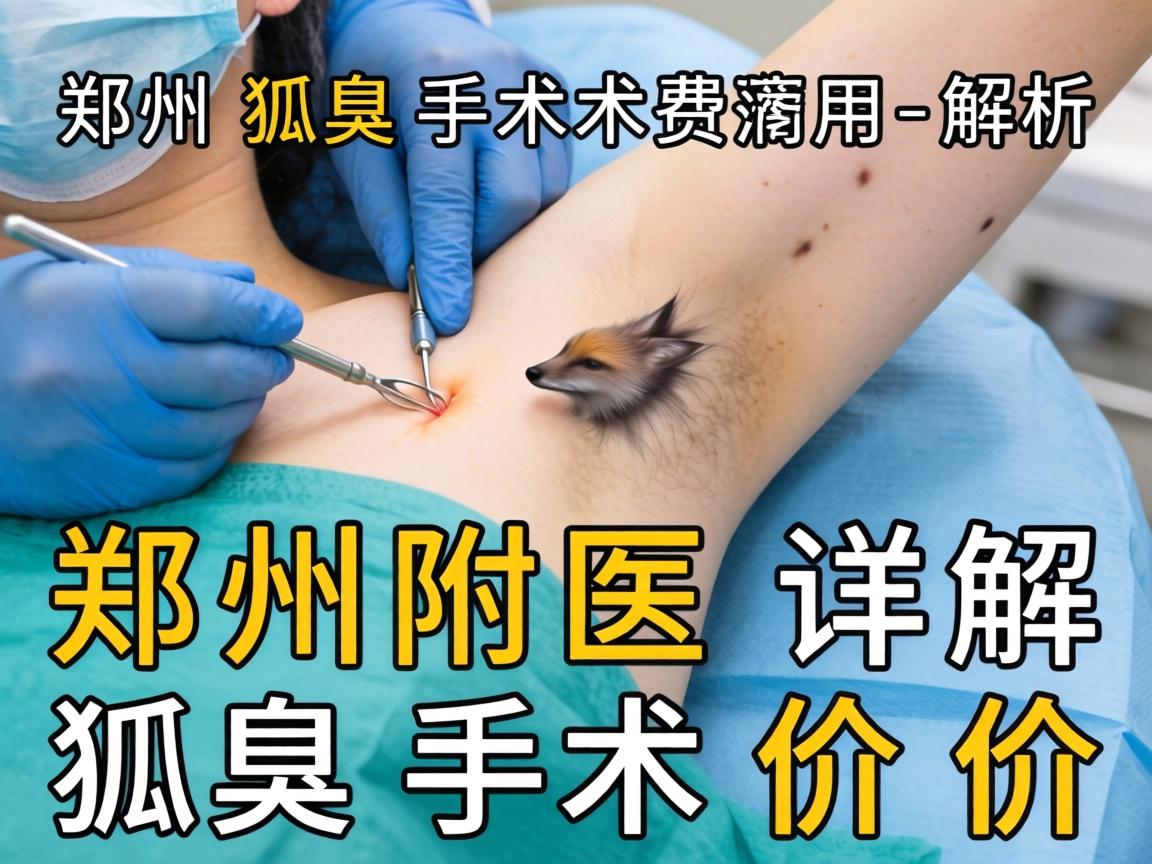 郑州狐臭手术费用解析，郑州附医详解狐臭手术价格