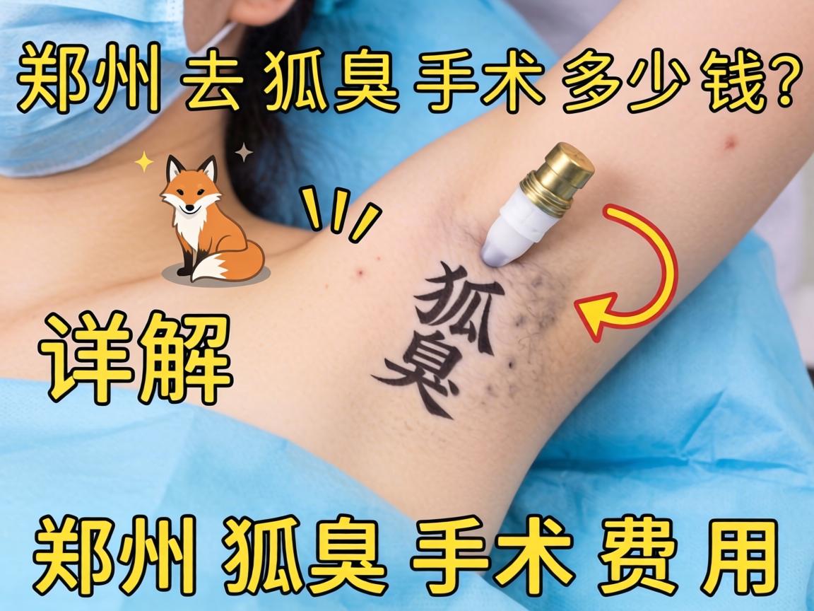 郑州去狐臭手术多少钱？详解郑州狐臭手术费用