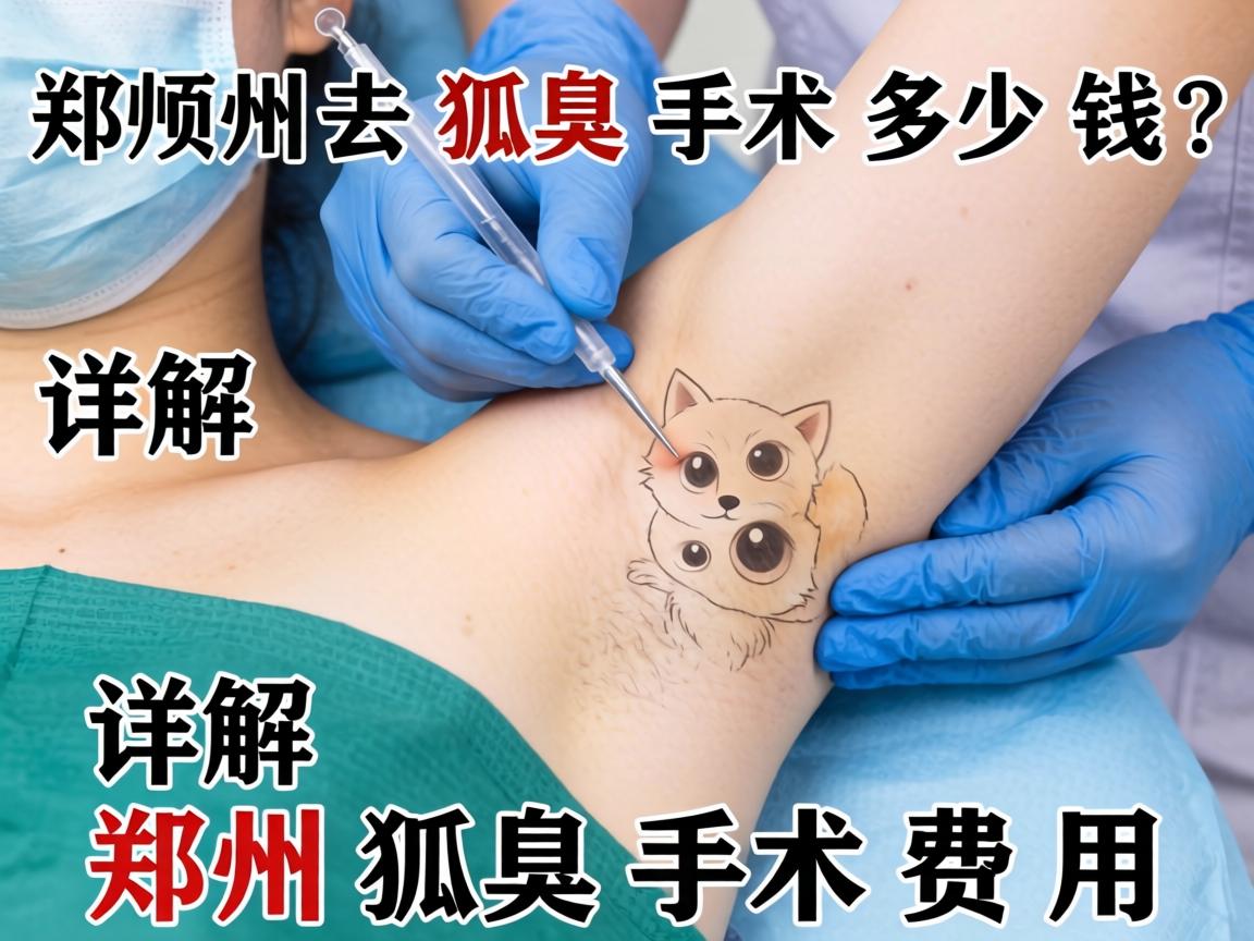 郑州去狐臭手术多少钱？详解郑州狐臭手术费用