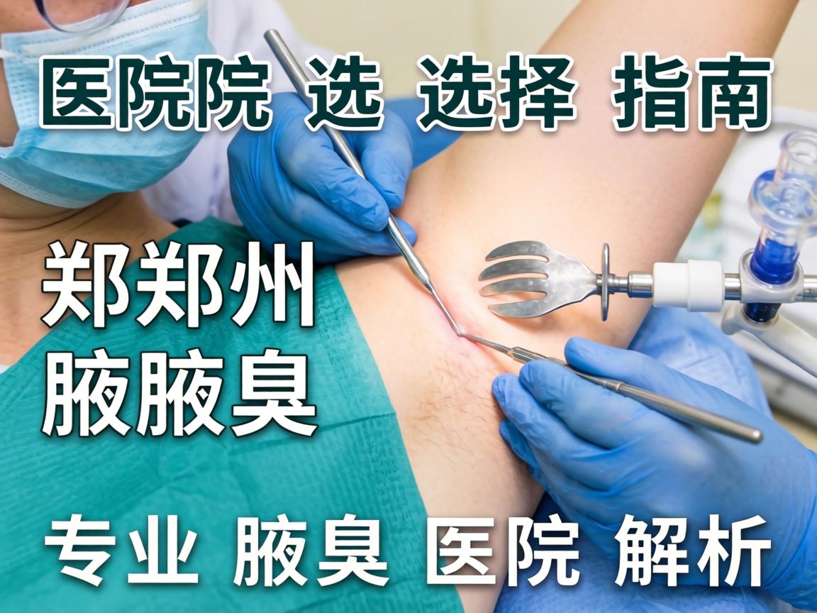 郑州腋臭手术医院选择指南，郑州专业腋臭医院解析
