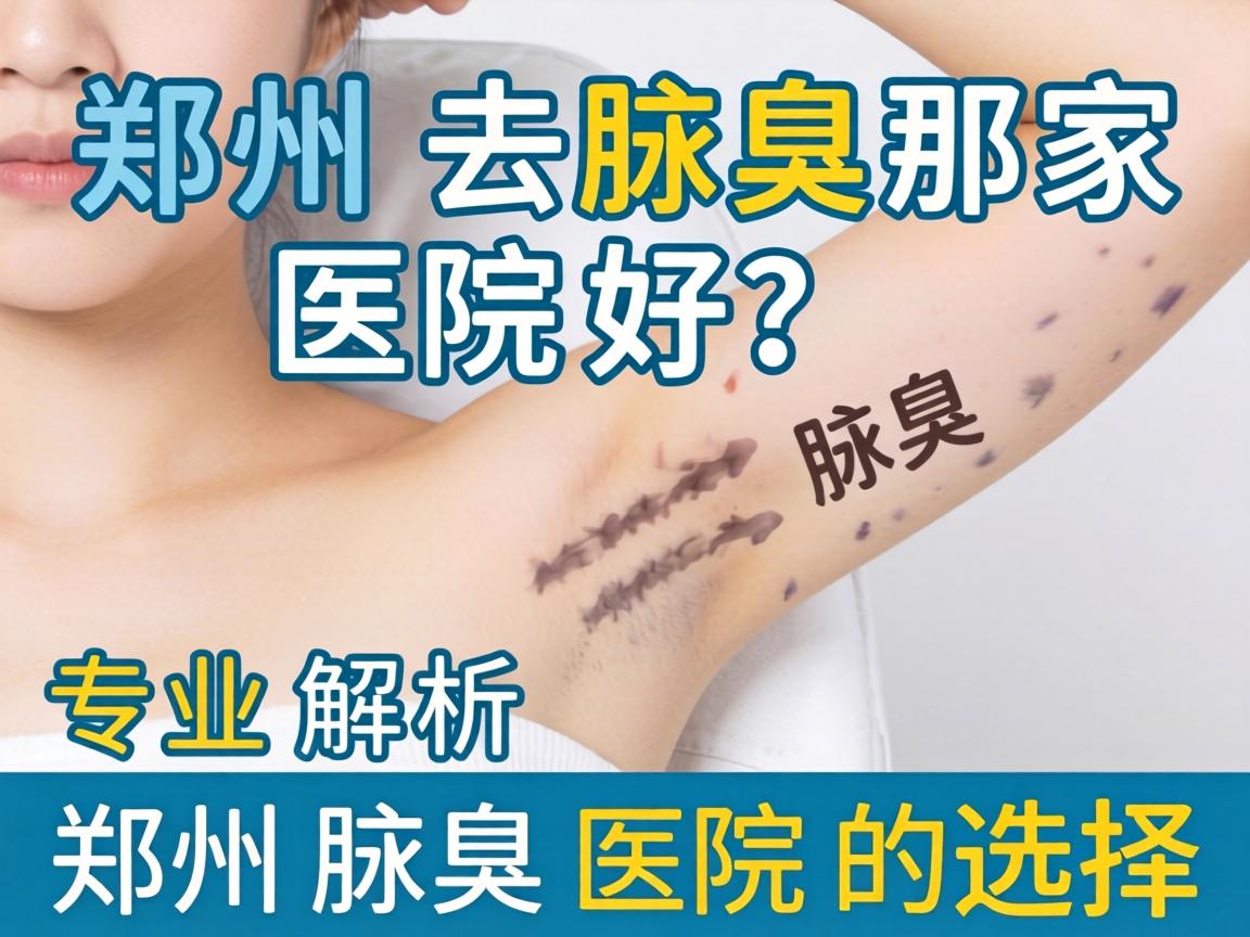 郑州去腋臭那家医院好？专业解析郑州腋臭医院的选择