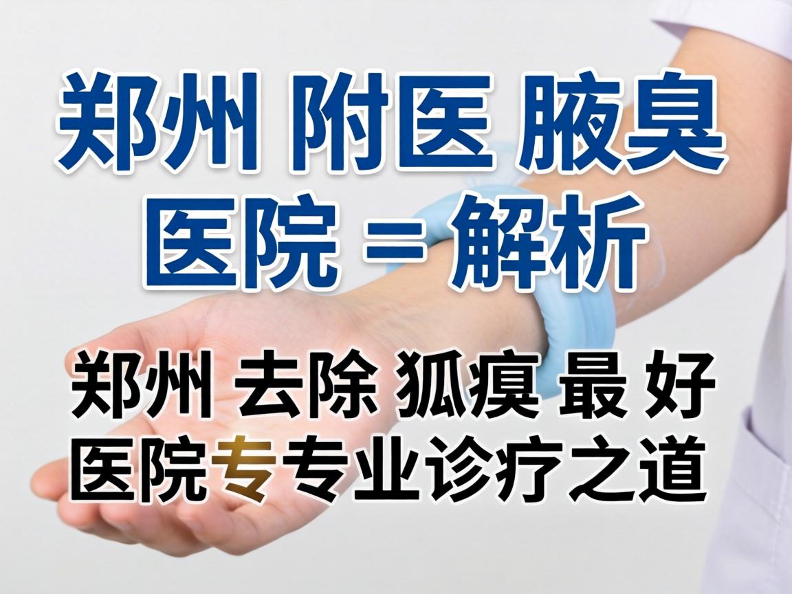 郑州附医腋臭医院解析，郑州去除狐臭最好医院的专业诊疗之道