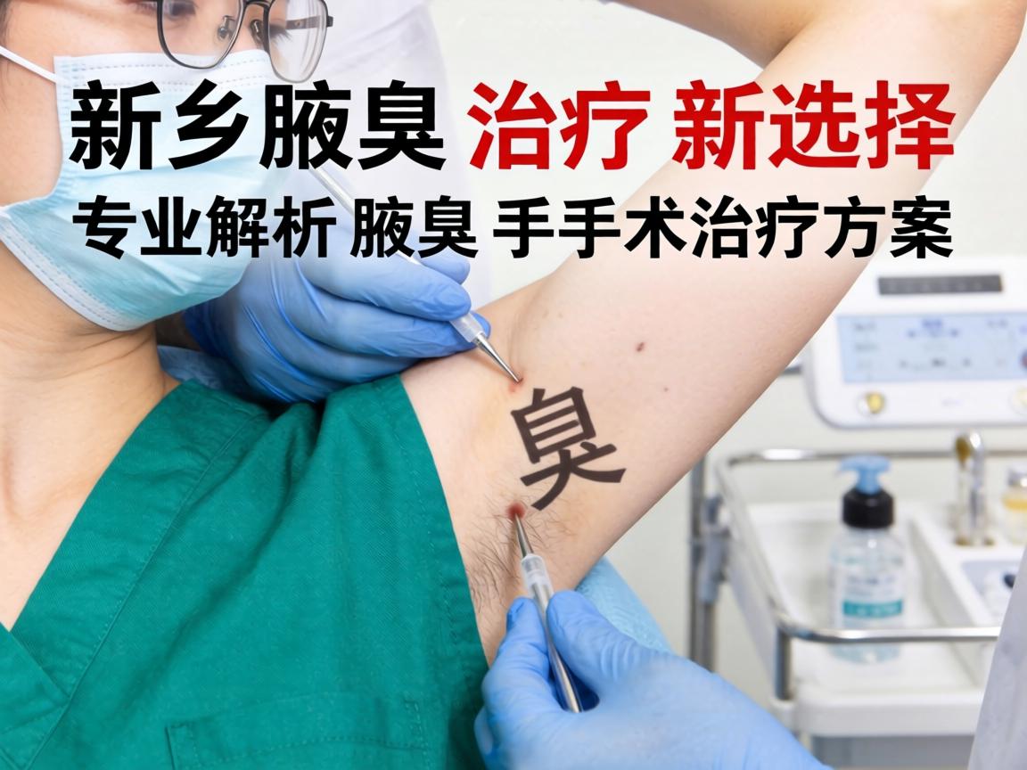 新乡腋臭治疗新选择，专业解析腋臭手术治疗方案