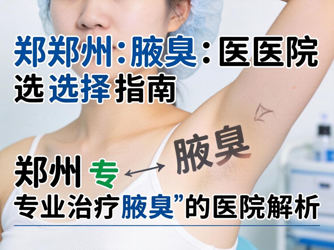 郑州腋臭医院选择指南,郑州专业治疗腋臭的医院解析 郑州腋臭医院选择指南,郑州专业治疗腋臭的医院解析