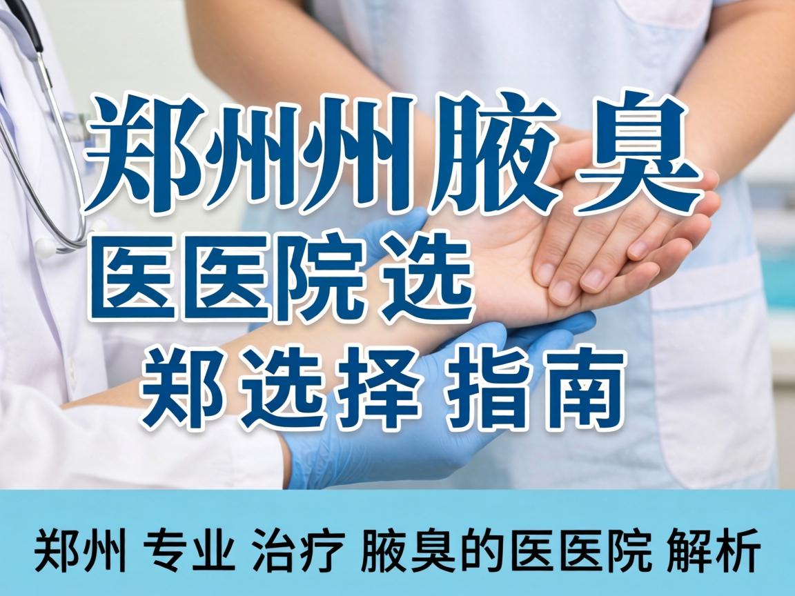 郑州腋臭医院选择指南,郑州专业治疗腋臭的医院解析 郑州腋臭医院选择指南,郑州专业治疗腋臭的医院解析