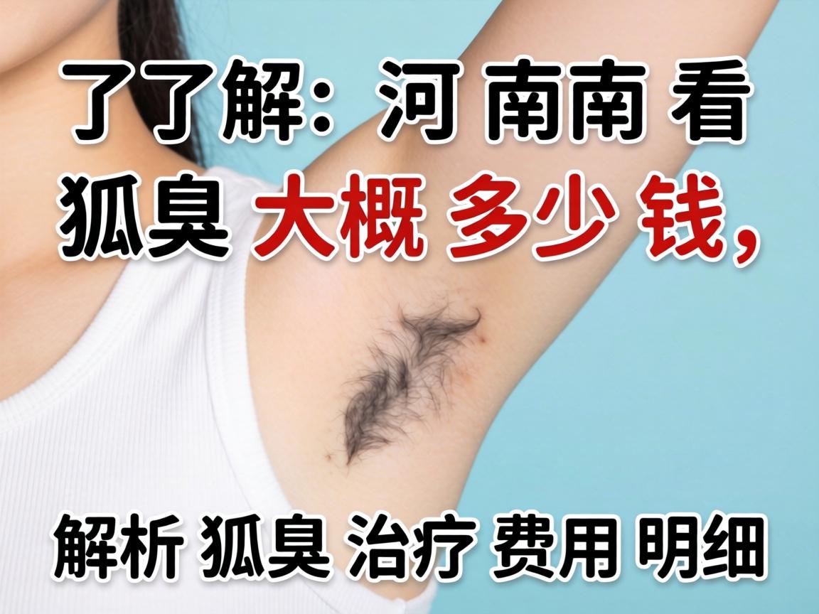 了解河南看狐臭大概多少钱，解析狐臭治疗费用明细