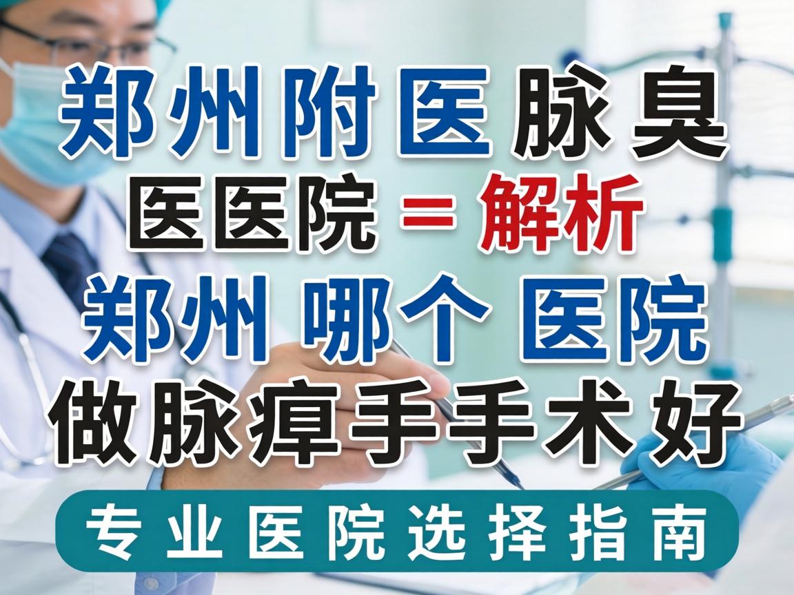 郑州附医腋臭医院解析,郑州哪个医院做腋臭手术好,专业医院选择指南 郑州附医腋臭医院解析,郑州哪个医院做腋臭手术好,专业医院选择指南