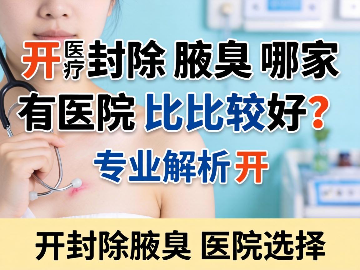 开封除腋臭哪家医院比较好?专业解析开封除腋臭医院选择 开封除腋臭哪家医院比较好?专业解析开封除腋臭医院选择