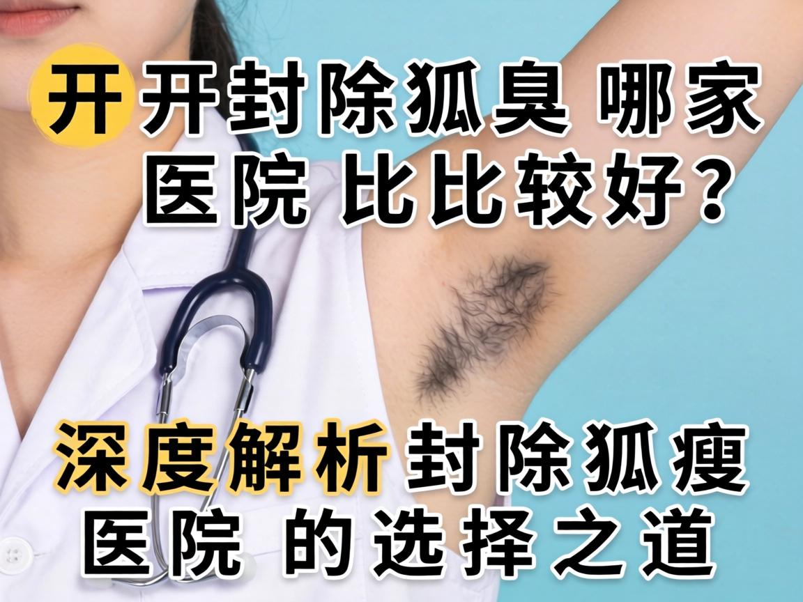 开封除狐臭哪家医院比较好？深度解析开封除狐臭医院的选择之道