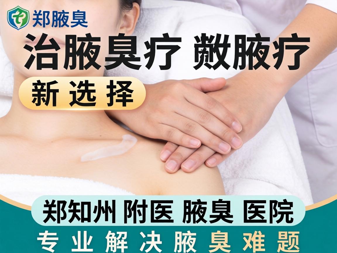 腋臭治疗新选择，郑州附医腋臭医院，专业解决腋臭难题