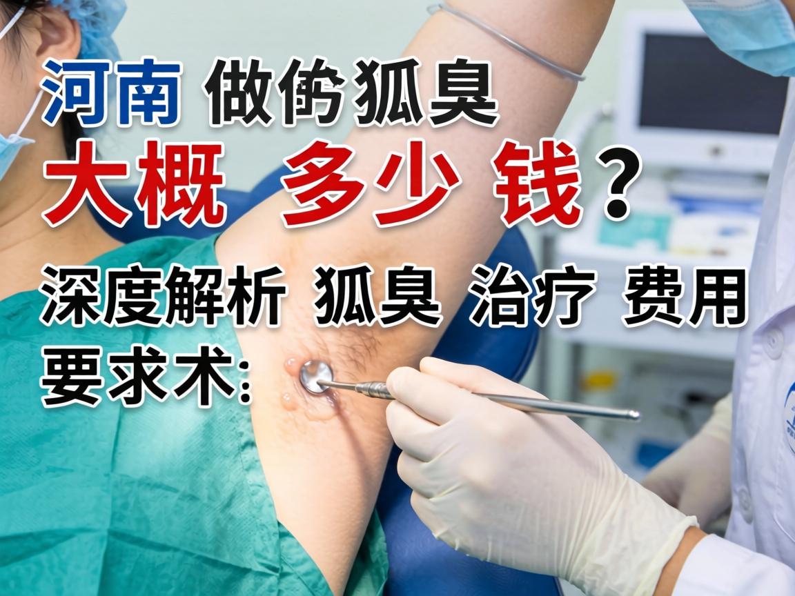 河南做狐臭手术大概多少钱?深度解析狐臭治疗费用 河南做狐臭手术大概多少钱?深度解析狐臭治疗费用