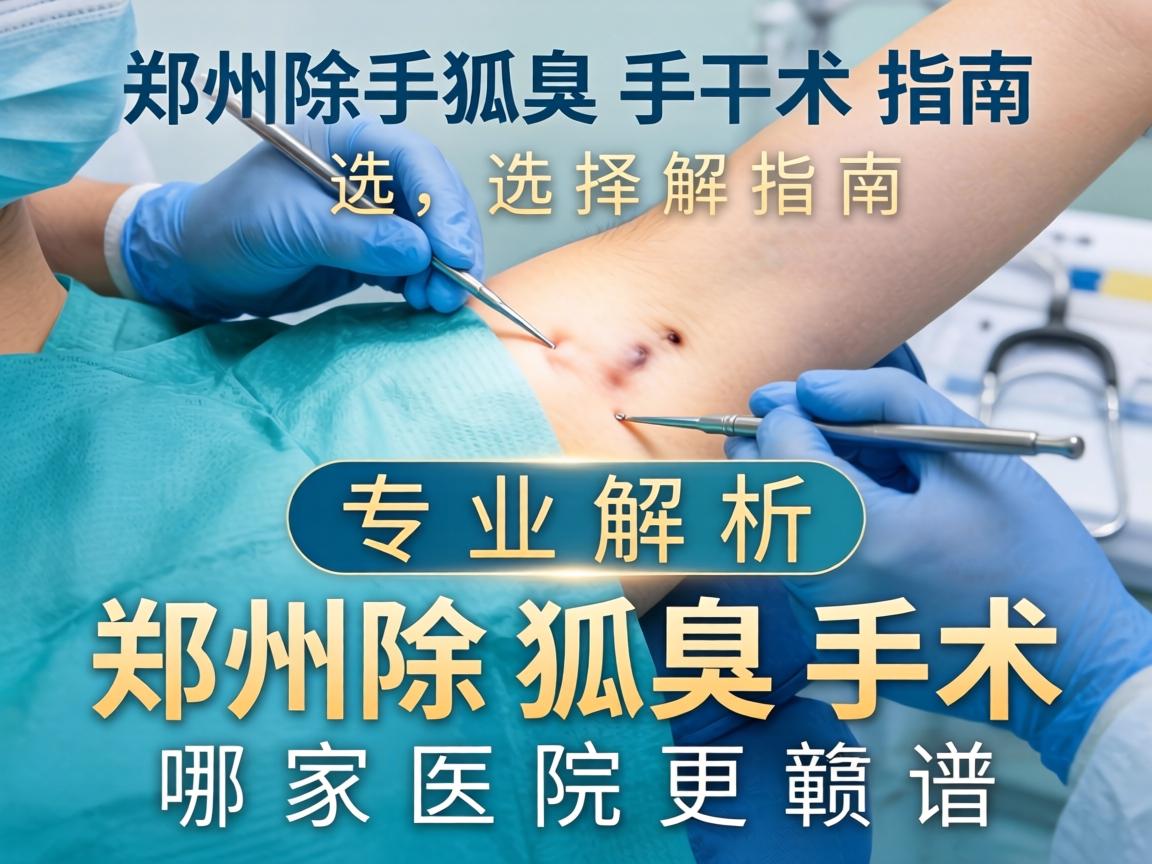 郑州除狐臭手术选择指南,专业解析郑州除狐臭手术哪家医院更靠谱 郑州除狐臭手术选择指南,专业解析郑州除狐臭手术哪家医院更靠谱