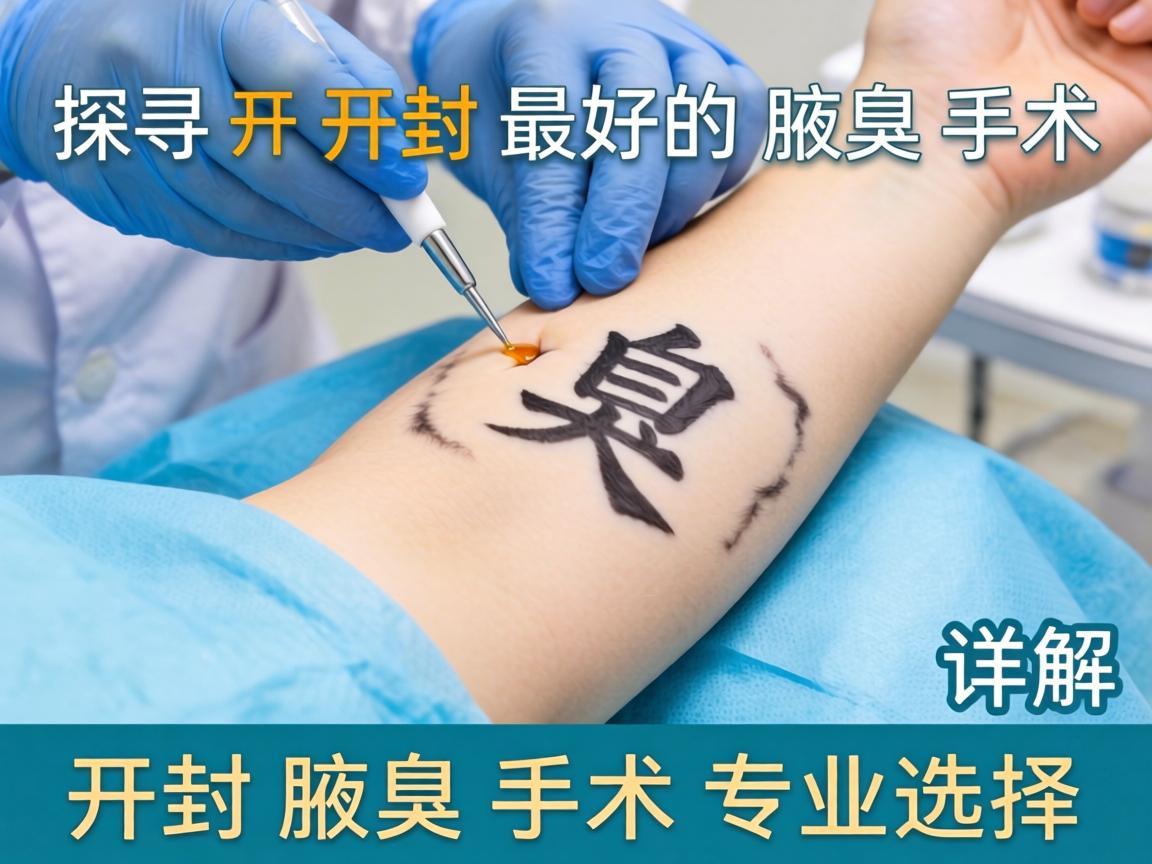 探寻开封最好的腋臭手术，详解开封腋臭手术专业选择