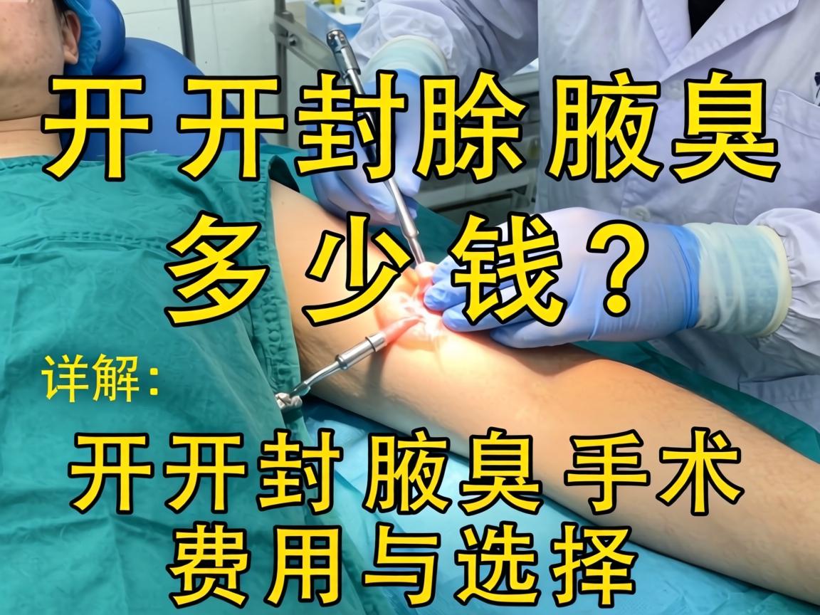 开封除腋臭手术多少钱?详解开封腋臭手术费用与选择 开封除腋臭手术多少钱?详解开封腋臭手术费用与选择