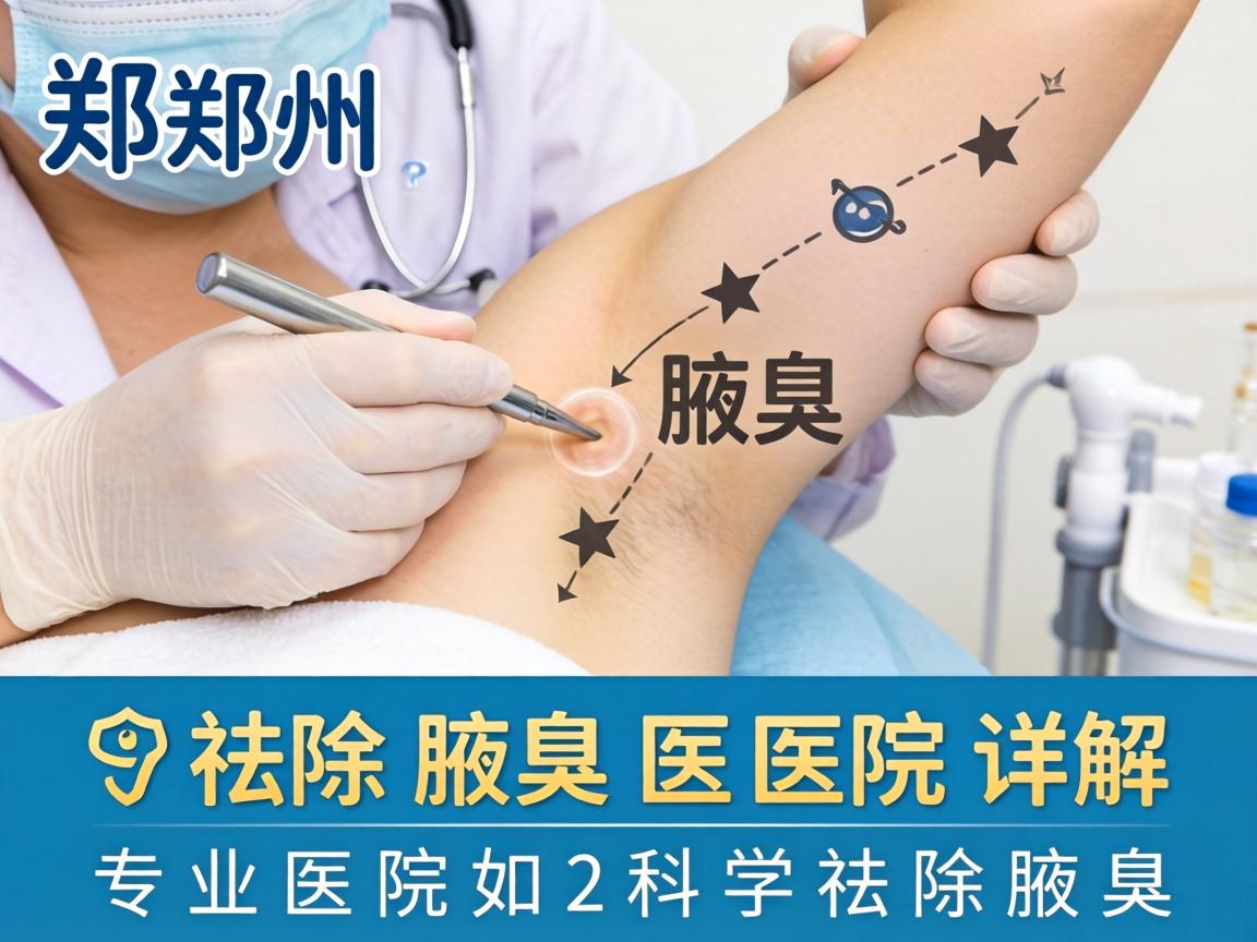 郑州祛除腋臭医院详解，专业医院如何科学祛除腋臭