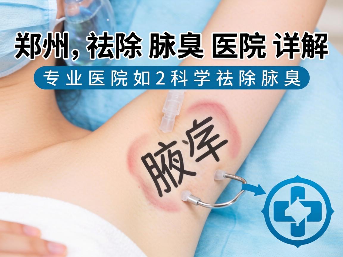 郑州祛除腋臭医院详解，专业医院如何科学祛除腋臭
