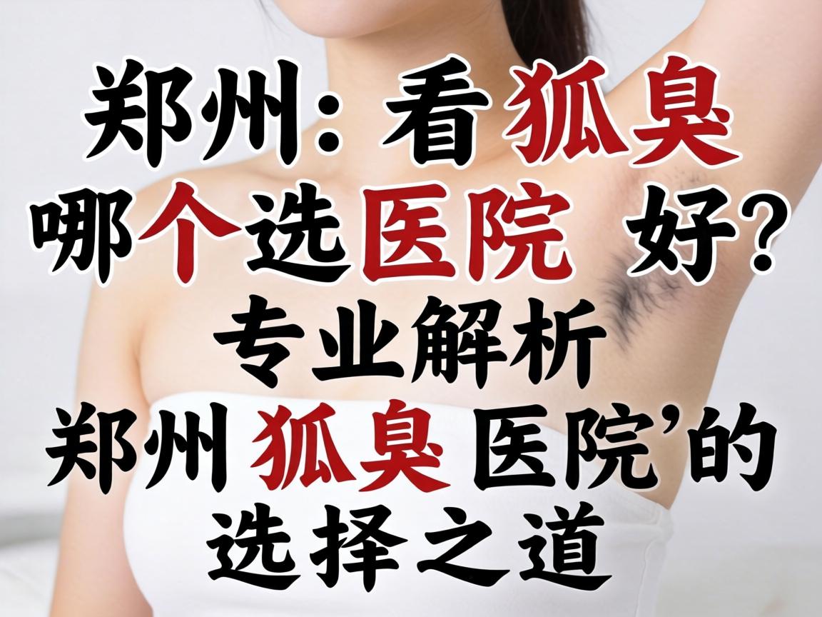 郑州看狐臭哪个医院好？专业解析郑州狐臭医院的选择之道