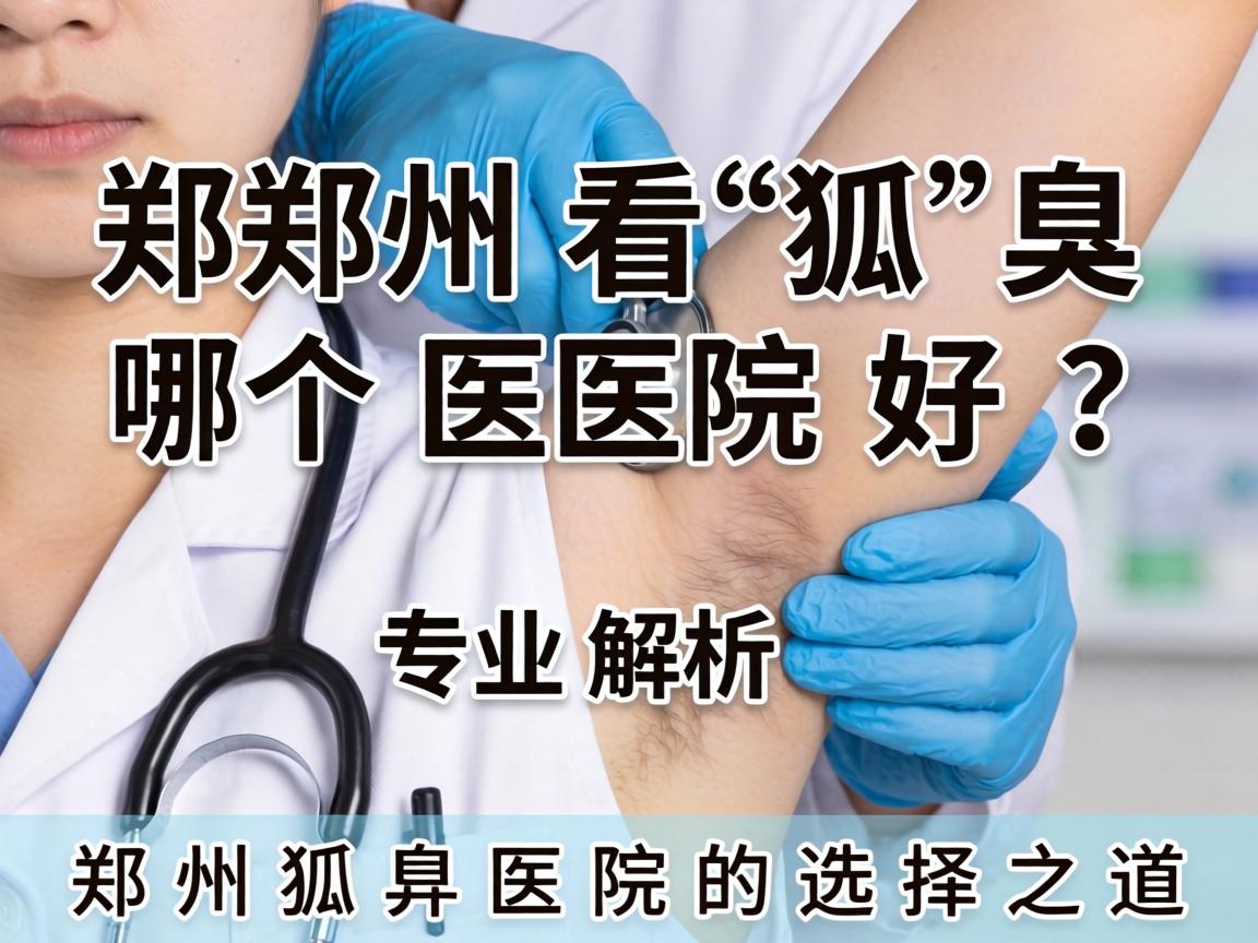 郑州看狐臭哪个医院好？专业解析郑州狐臭医院的选择之道