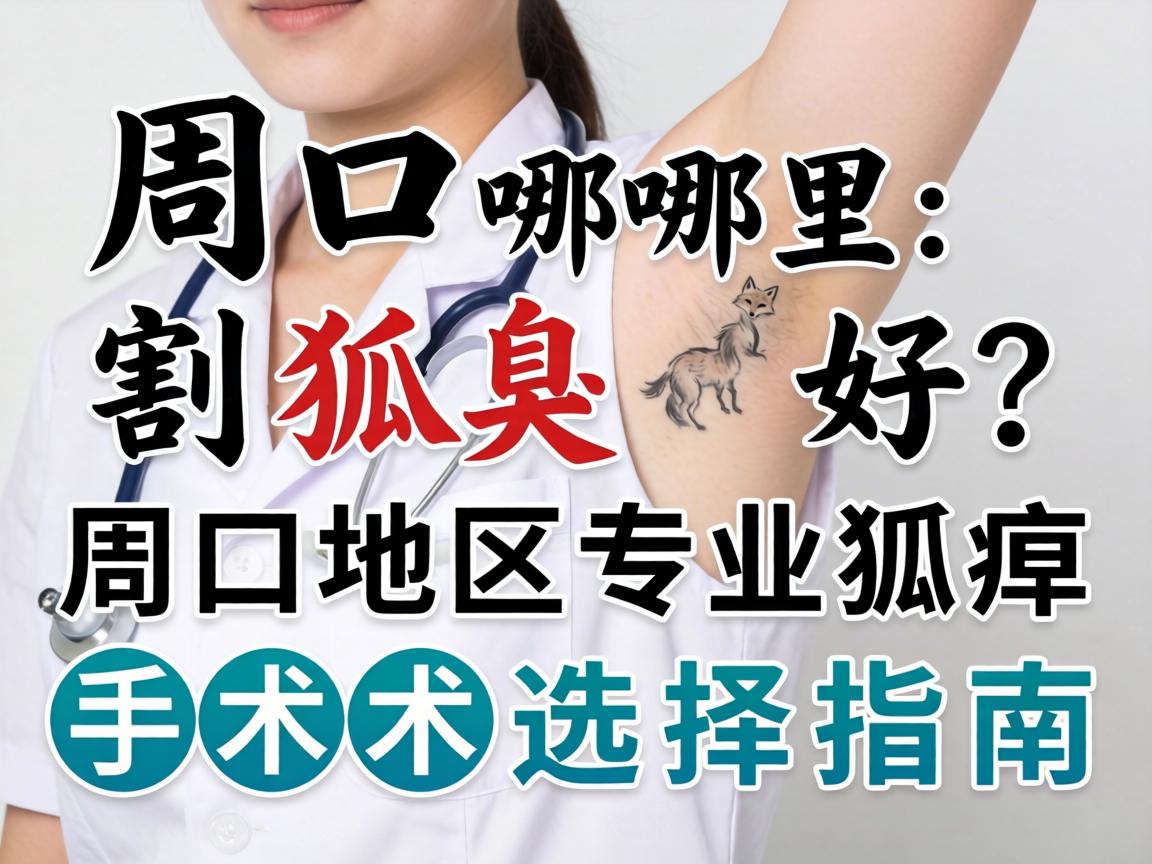 周口哪里割狐臭好？周口地区专业狐臭手术选择指南