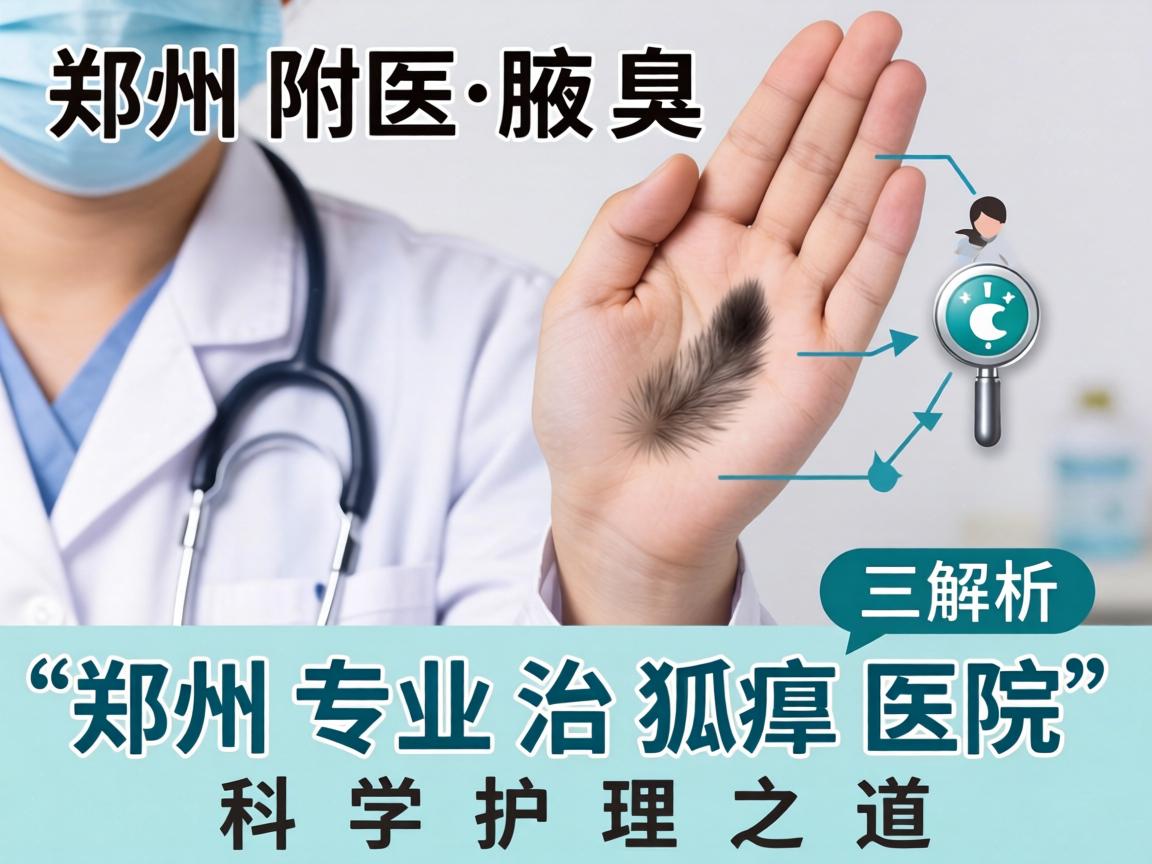 郑州附医腋臭医院解析，郑州专业治狐臭医院的科学护理之道