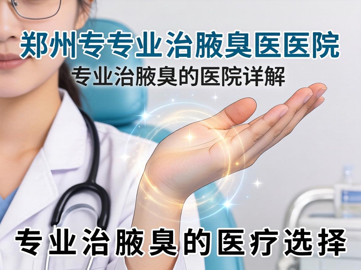 郑州专业治腋臭医院详解，专业治腋臭的医疗选择