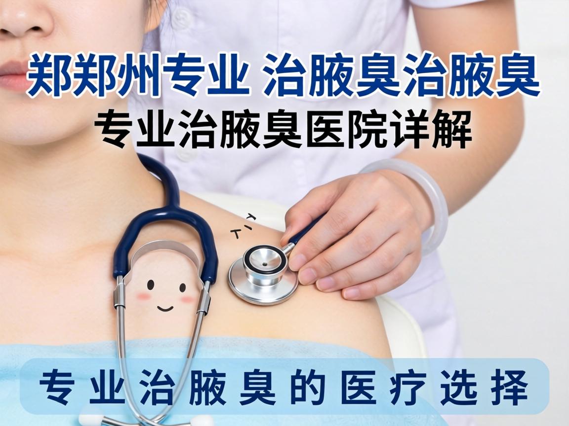 郑州专业治腋臭医院详解，专业治腋臭的医疗选择